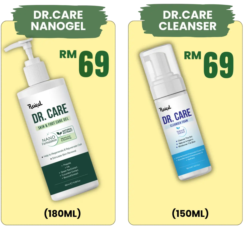 DR.CARE Nanogel RM69 dan Cleanser RM69